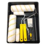 7 pi�ces trois rouleaux 9po pour peinture artisanale de peinture - �mulsion sur murs et plafonds