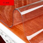 70 * 130cm - 3 mm nappe pvc toile cirée rectangulaire transparente tablecloth crystal antidérapant protecteur ... 70 * 130cm - 3 mm nappe pvc toile cirée rectangulaire transparente tablecloth crystal antidérapant protecteur ...
