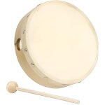 70626 - tambourin  peau naturelle -  15 cm