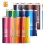 Crayons de couleur aquarellables - unique - 72 couleurs - pré - taillés - non toxiques - mixte Crayons de couleur aquarellables - unique - 72 couleurs - pré - taillés - non toxiques - mixte