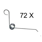 72 x ressort / pine pour rouleau de scarificateur honda f220 / fg201 / f 220 / fg 201