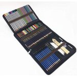 72pcs crayons de couleurs avec sac inclus crayons aquarellablescrayons fusain et accessoire dessin dans ...