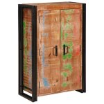 [7467133]meuble bas - buffet de salonmeuble de rangement highboard avec portes marron bois recycl� massif ...