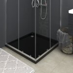 7524{promo} neuf receveur de douche rectangulaire  poser - unique & moderne - carr abs noir 80x80cm ...