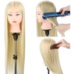 76cm ttes dexercice tte  coiffer coiffure cosmtologie pratique mannequin poupe 100% de cheveux synthtiqu ...