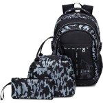 7house sac à dos scolaire pour garçon lot de 3 + sac repas midi + trousse à stylos cartable 19inch pour ... 7house sac à dos scolaire pour garçon lot de 3 + sac repas midi + trousse à stylos cartable 19inch pour ...