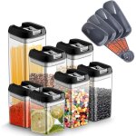 7pcs botes alimentaire hermtique plastique boite conservation rangement avec couvercle bocalsans bpa ...