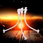 7pcs mche lanterne coton ronde avec support en cramique pour bouteille dalcool lampe  huile hb053