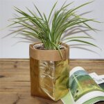8 * 15 cm lavable kraft papier sac home desk plante fleurs pot titulaire sacs multifonction accueil rutilisat ...