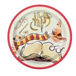 Assiettes en carton - cda - harry potter - 23cm - multicolore - lot de 8