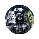Assiettes en carton - procos - star wars galaxy - 20 cm - lot de 8 - multicolore