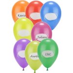 8 ballons en latex  personnaliser 30 cm - multicolore