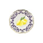 8 bols carton dolce vita citron 13. 5cm bleu - vaisselle de f�te