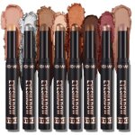 Fard  paupires - non spcifi - stick crme - 8 couleurs - marron rouge - paillet