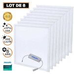 Dalles led - europalamp - 600x600 - 40w - blanc neutre 4000k - ultra slim