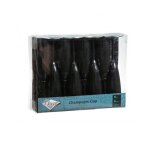 8 fltes  champagne rutilisable 170ml noir