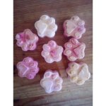 8 fondants parfums artisanaux en cire naturelle empreinte pattes de chiens pour brleur de parfums