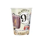 Gobelets jetables - unique - harry potter - carton - multicolore - 27cl
