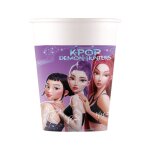 8 gobelets en carton k - pop demon hunters200ml