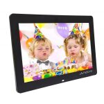 8  hd tft - lcd cadre photo numrique horloge rveil mp3 mp4 et films  poser remote