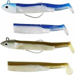 8 leurre souple peche mer bar carnassier tete truite brochet 70 90 (9cm - 12gr 7cm - 5gr couleur kaki ...