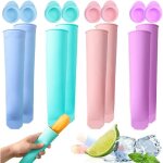 8 moule  glace en silicone - popsicle mold rutilisables - moule glace silicone pour glace  leau