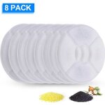 Filtre de fontaine pour chat - as anself - 8 pcs - charbon actif - rsine - coton