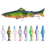 Leurre de pêche - amoune - 8 pcs - articulations multiples - réaliste - eau douce et mer Leurre de pêche - amoune - 8 pcs - articulations multiples - réaliste - eau douce et mer