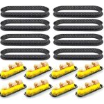 Moule � g�teau - ovale - 8 pcs - r�utilisable - compatible cong�lateur et lave - vaisselle