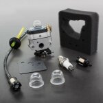 8 pices / ensemble kit carburateur pour honda fg100 gx22 gx31 tondeuse dbroussailleuse 139f 1. 5hp ...