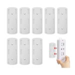 8 pices fixateur de prise de bureau auto - adhsifbouchon auto - adhesiffixateur mural multiprise pour ...