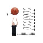 8 pices support mural pour ballon porte ballon mural en mtal universel support mural pour basket ball ...