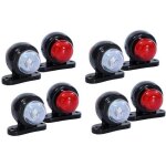 8 x 12v 24v rouge blanc petit led feux de gabarit camion caravane remorques