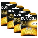 8 x duracell lr44 1. 5 v pile bouton alcalin piles lr44 a76 ag13 357 sr44