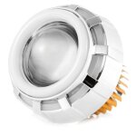 8000 k 2000lm 12 v haute - basse faisceau moto led projecteur lentille moto moto magique led brouillard ...