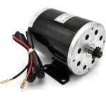 800w 36v kit de conversion de moteur de brosse  courant continu pour vlo electrique / go kart avec ...