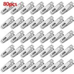 80pcs pinces  linge en acier inoxydable coupe - vent et antirouille chevilles en acier inoxydable pinces ...