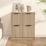 811100 vidaxl buffet chne sonoma 60x30x70 cm bois d'ingnierie