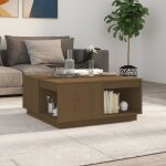 814527 vidaxl table basse marron miel 80x81x36, 5 cm bois massif de pin 814527 vidaxl table basse marron miel 80x81x36, 5 cm bois massif de pin