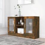 815627 vidaxl armoire à vitrine chêne fumé 120x30, 5x70 cm bois d'ingénierie 815627 vidaxl armoire à vitrine chêne fumé 120x30, 5x70 cm bois d'ingénierie