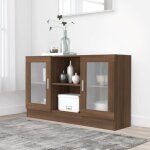 815629 vidaxl armoire à vitrine chêne marron 120x30, 5x70 cm bois d'ingénierie 815629 vidaxl armoire à vitrine chêne marron 120x30, 5x70 cm bois d'ingénierie