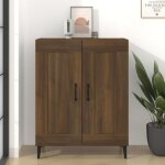 817344 vidaxl buffet chêne marron 69, 5x34x90 cm bois d'ingénierie 817344 vidaxl buffet chêne marron 69, 5x34x90 cm bois d'ingénierie