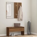 Vidaxl ensemble de meubles de couloir banc d'entrée panneau de portemanteau organisateur rangement intérieur ... Vidaxl ensemble de meubles de couloir banc d'entrée panneau de portemanteau organisateur rangement intérieur ...
