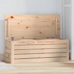 823619 vidaxl bote de rangement 89x36, 5x33 cm bois massif de pin