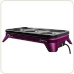 8498 pancakes party 1500 - 6 appareil � pancakes et mini cr�pes avec plaque amovible 6 personnes 1500 ...