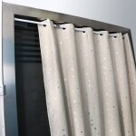 85 - 150cm tringle à rideaux stable télescopique rail barre pour rideaux 85 - 150cm tringle à rideaux stable télescopique rail barre pour rideaux