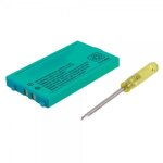Batterie de remplacement - gba sp - 850mah - vert - compatible game boy advance - 23g