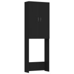 86922 * pro * meuble pour machine à laver meuble de salle de bain eleganter - meuble wc noir 64x255x190 ... 86922 * pro * meuble pour machine à laver meuble de salle de bain eleganter - meuble wc noir 64x255x190 ...