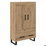 [8922090]enfilade meuble haut - buffet de salonmeuble de rangement avec tiroir ch�ne artisanal 695x31x115 ...
