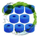 8�ponges filtrantes pour filtre intex type s1 - r�utilisables et lavables - en mousse - pour filtre � ...